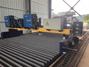 Double Drive Gantry CNC Plasma Cutting Machine for Cutting Solid Steel H Beam Production Line